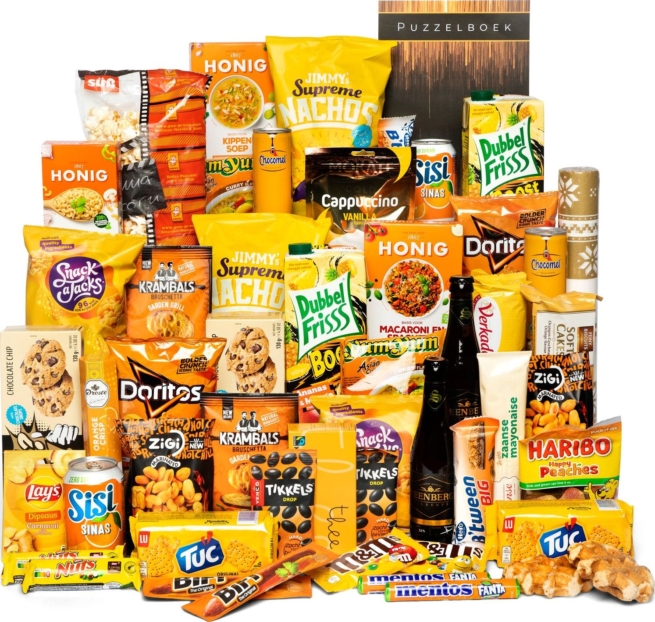 Kerstpakket Bomvol A-merken