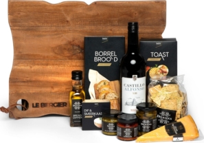 Kerstpakket Borrelplank