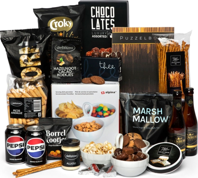 Kerstpakket Borrel topper